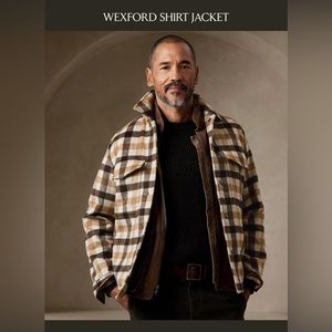 Banana Republic Wexford Shirt Jacket Size Medium